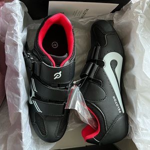 COPY - Brand new in box with toe clips Peloton cycle. US sz 6 UK sz 37